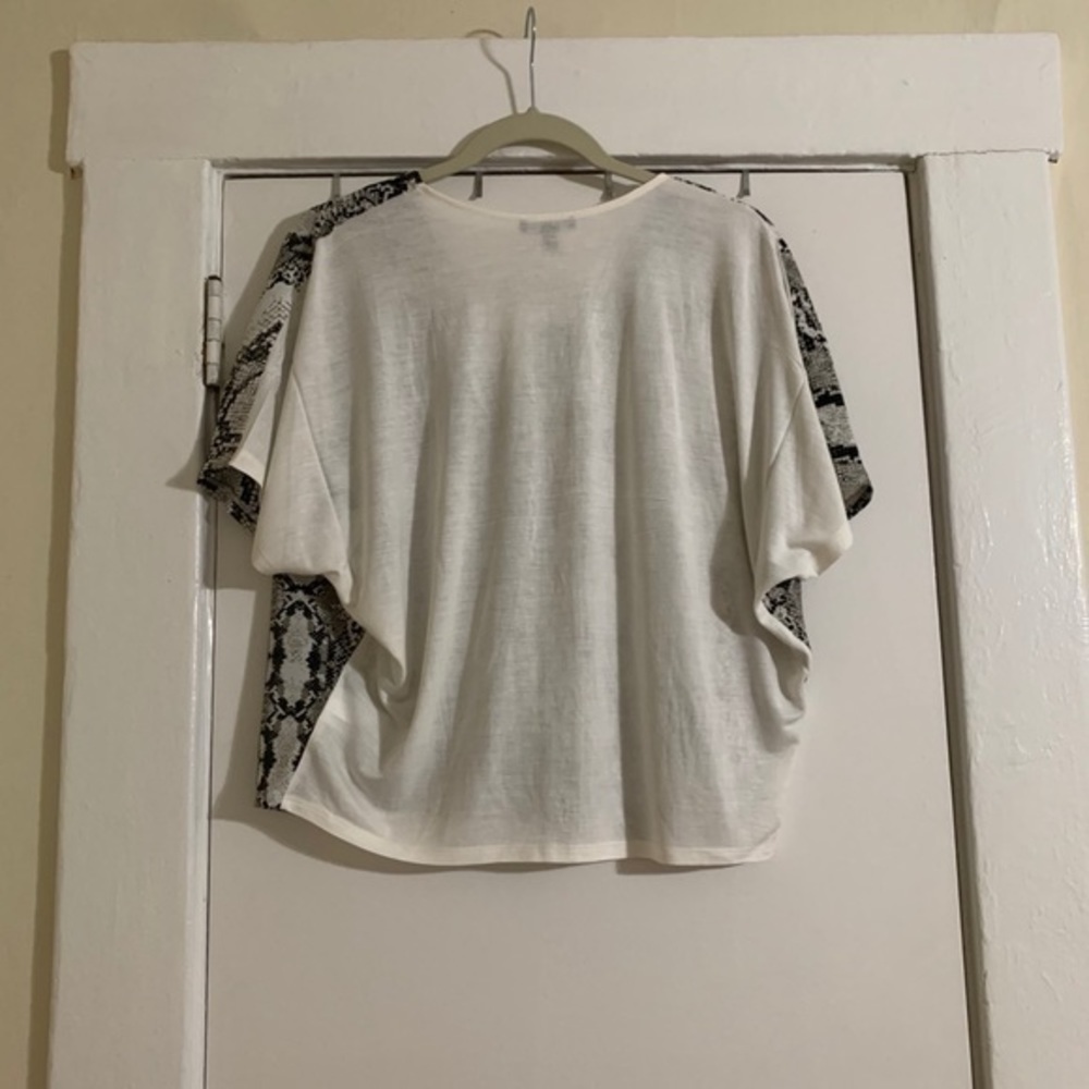 Express Snakeskin Button Front Dolman Sleeve‎ Sma… - image 8